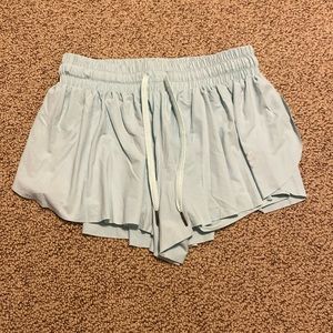 Light teal/blue athletic shorts